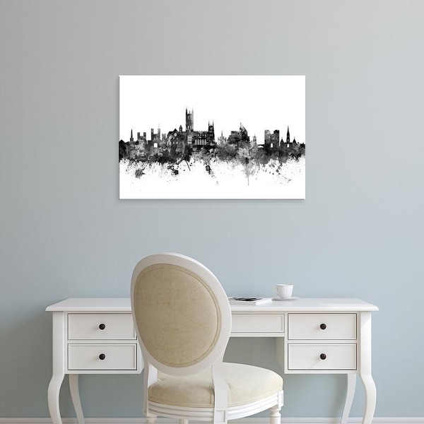 Easy Art Prints Michael Tompsett's 'Canterbury England Skyline' Premium Canvas Art