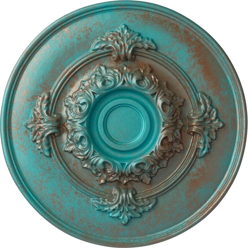 13 3/4"OD x 1"P Monique Ceiling Medallion
