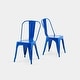 preview thumbnail 21 of 116, Industrial Metal 18 Inch Stackable Dining Chair Set