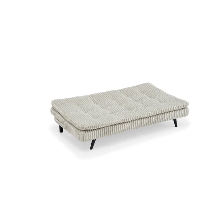 Modern Corduroy Futon Sofa Bed with Plush Tufted Pillow Top, Convertible Living Room Sofa Bed