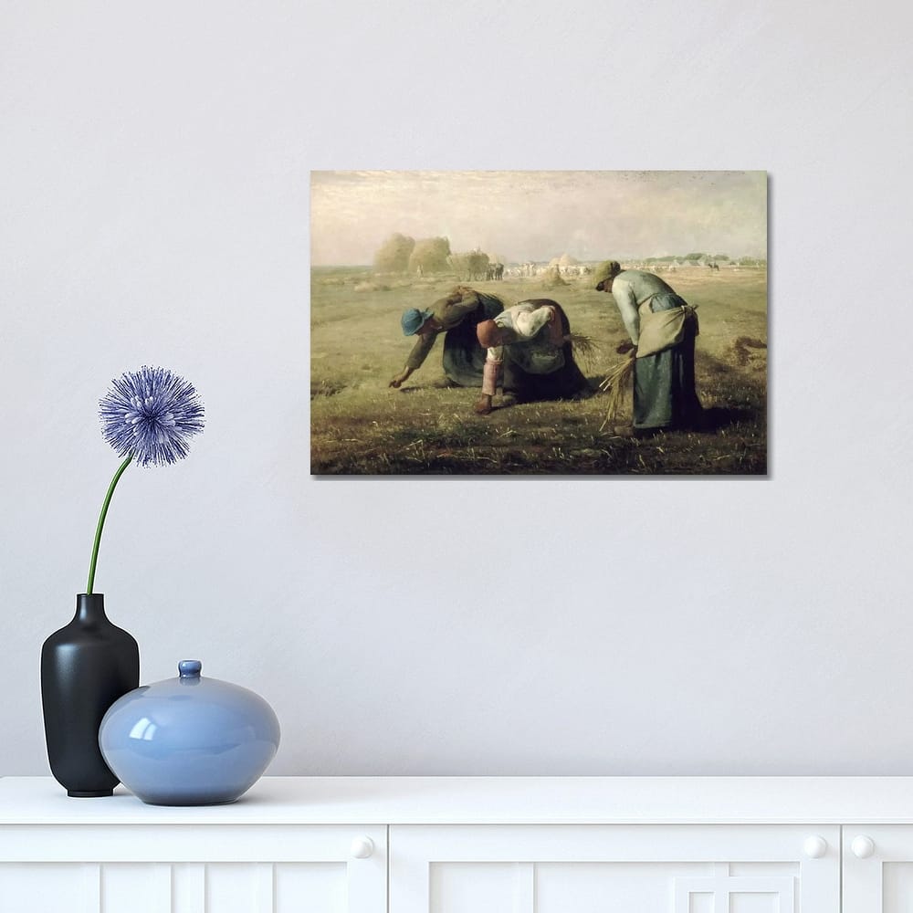 iCanvas "The Gleaners" by Jean-Francois Millet Canvas Print