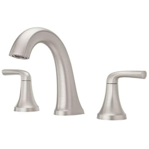 Pfister LG49-MCA0 McAllen 1.2 GPM 2-Handle 8" Widespread Bathroom - Spot Defense Brushed Nickel