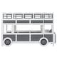 preview thumbnail 13 of 16, Twin over Twin Solid Wood Bus-Shaped Bunk Bed with Wheels
