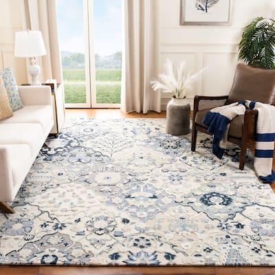 SAFAVIEH Handmade Glamour Noella Floral Wool Rug