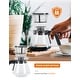 preview thumbnail 3 of 5, Commercial CHEF Coffee Maker, Drip Coffee Maker with Pour Over Filter, White