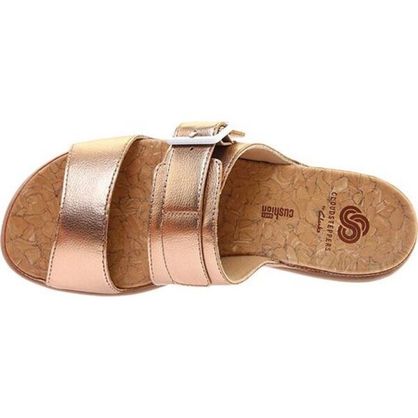 clarks rose gold sandals