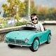 preview thumbnail 2 of 5, Retro BMW 507 Electric Car for Kids, 12V Battery with Suspension System, Lights