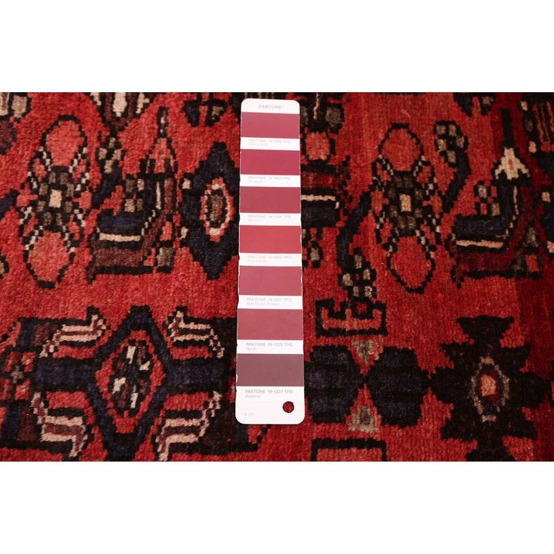 ECARPETGALLERY Hand-knotted Andelz Red Wool Rug - 3'1 x 10'1