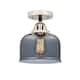 Option Black Polished Nickel / Light Smoke