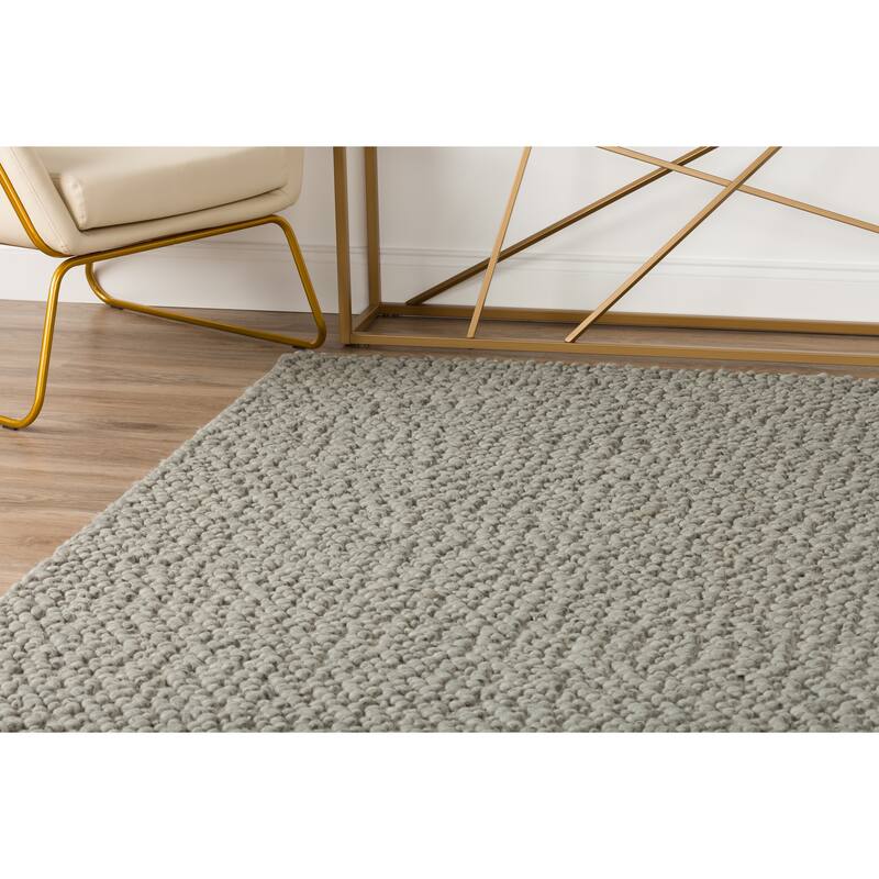 Addison Boulder Chunky Hand-loomed Wool Area Rug