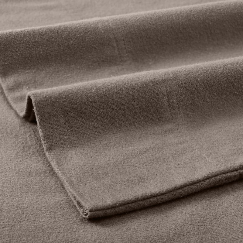 Superior Solid Flannel Cotton Fuzzy Deep Pocket Sheet Set
