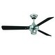 preview thumbnail 7 of 5, Cyrus Urban Loft 42 inch Chrome LED Ceiling Fan with Light - 42-in W x 17-in H x 42-in D
