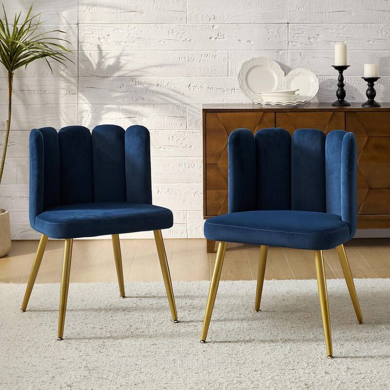 Anjela Side Chair with Tufted Back Set of 2