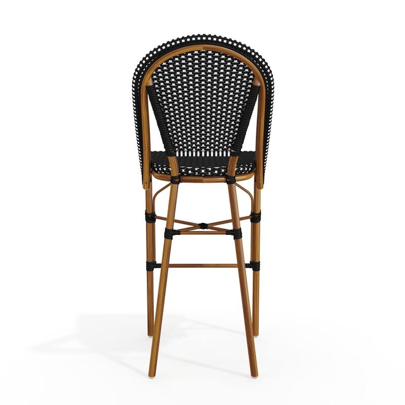 Martha Stewart All-Weather Stackable Patio Bistro Bar Stool - 18.5"W x 23.25"D x 45.75"H