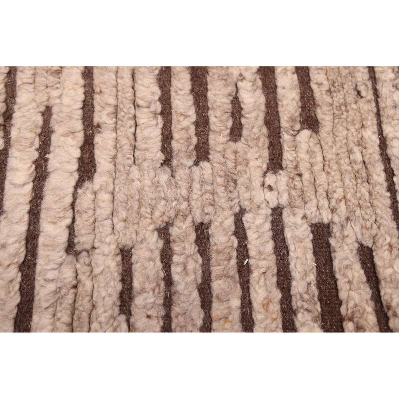 ECARPETGALLERY Hand-knotted Tangier Tan Wool Rug - 5'6 x 7'11