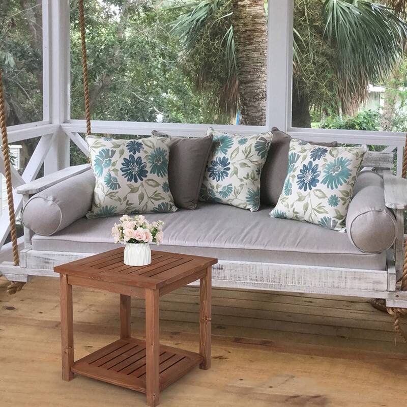Outdoor Fir Wood End, Coffee, Side Table