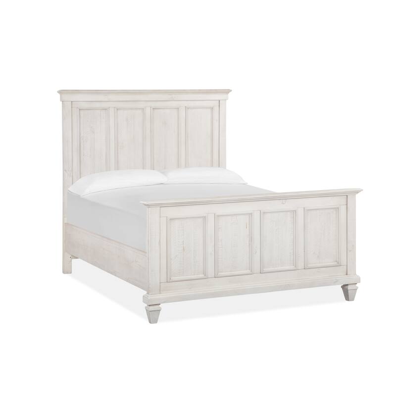 Magnussen Home Newport Alabaster Queen Panel Bed - Queen