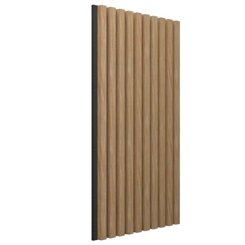 AcoustixPro Noise Cancelling Traditional Small Slat Wall Panel (2 Pack)