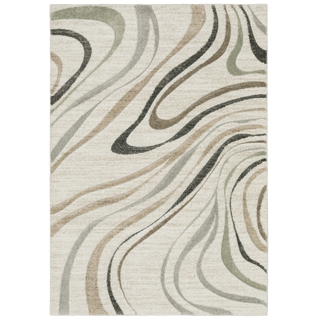 Cambridge Beige Various Colors Abstract Contemporary Casual Area Rug