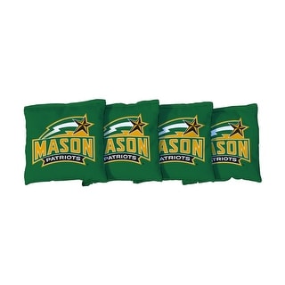 George Mason University Patriots Green Cornhole Bags