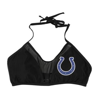 G-III Sports Womens Indianapolis Colts Bikini Swim Top,, Black, Small