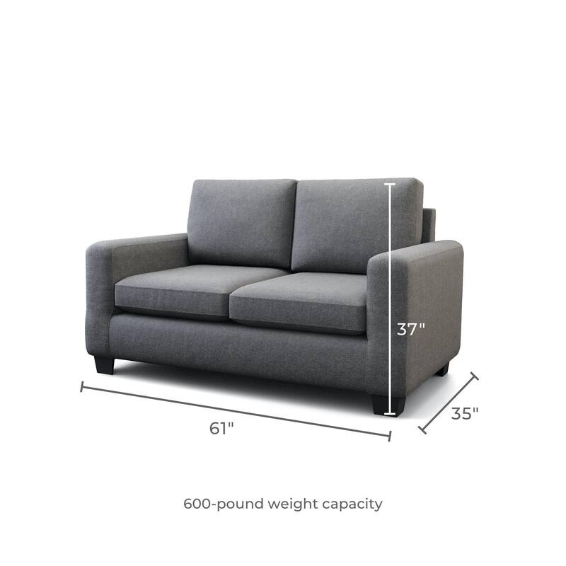 Brookside Shay 61" Upholstered Track Arm Loveseat