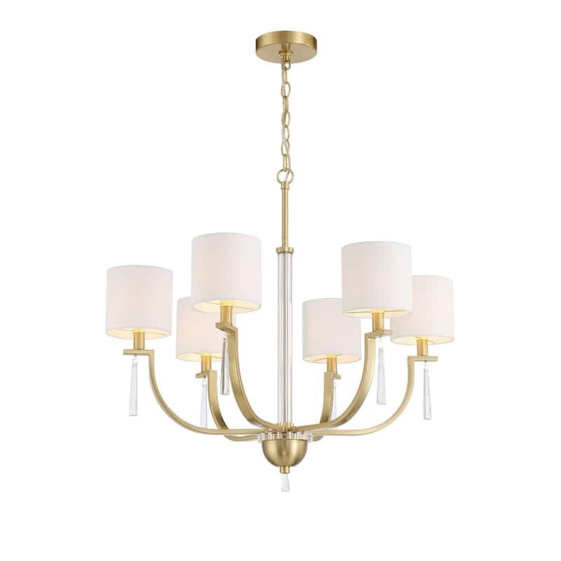 Craftmade 58226 Fortuna 6 Light 28" Wide Chandelier