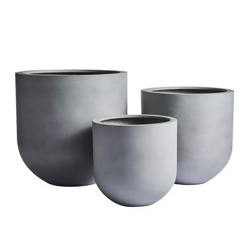 DreamPatio Santa Rosa Fiberstone Planter for Indoor/Outdoor