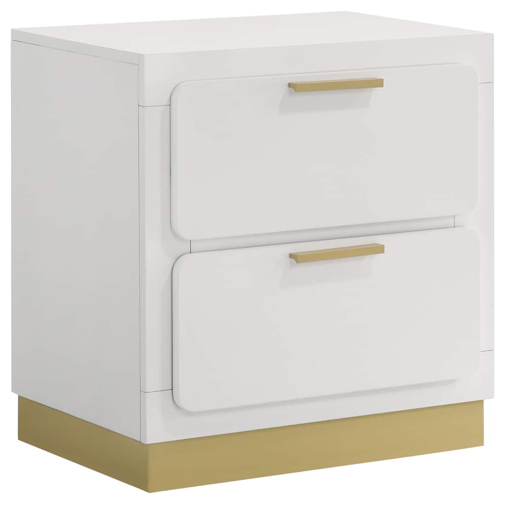 Caraway Contemporary 2-drawer Nightstand