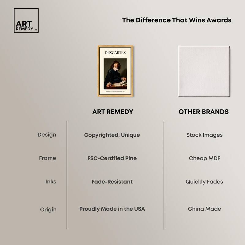 Rationalist Thinker Canvas by Art Remedy