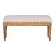 preview thumbnail 5 of 14, Barlow Upholstered Wood Seashell Entryway Bench