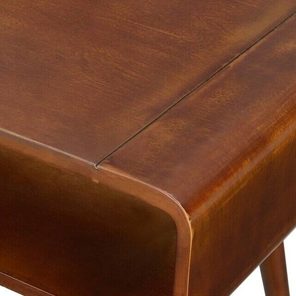 2 Piece Mid Century Wood End Table Set in Espresso 54 x 84 Bed Bath & Beyond 39045829