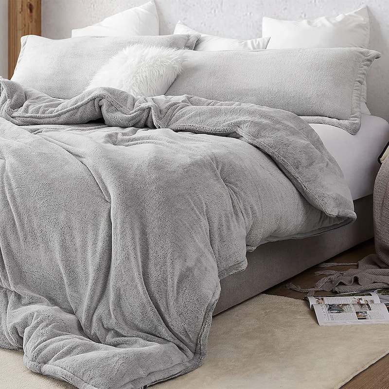 Coma Inducer® Oversized Comforter Set - Frosted Taupe