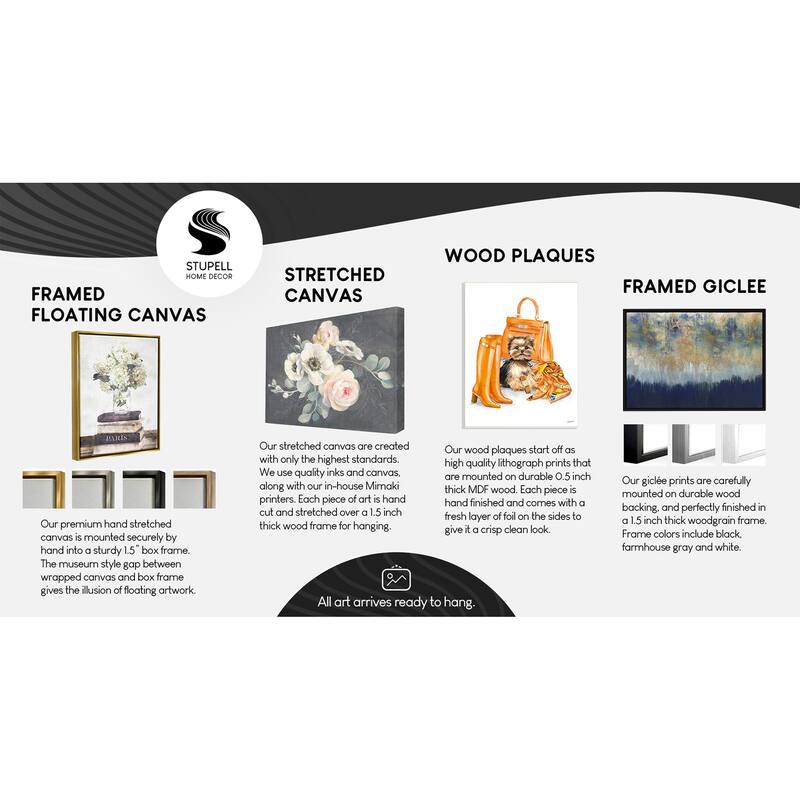 Stupell Balancing Farm Animals Rustic White Plank Pattern Framed Wall Art, Design by Carol Robinson