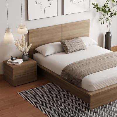 James 3-Piece Bedroom Set with Bed, Headboard, and Nightstand