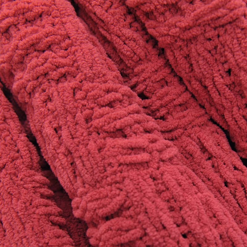 Cable Knitted Couch Cover Throw Blanket