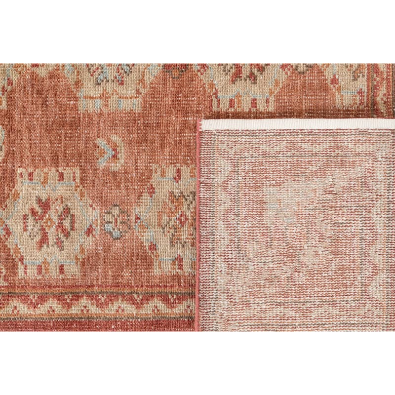 Terra by Obeetee Tuscany Evelyn Red Rug