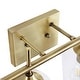 preview thumbnail 7 of 15, GetLedel 4-light Vanity Light Sconce With Clear Glass Shades