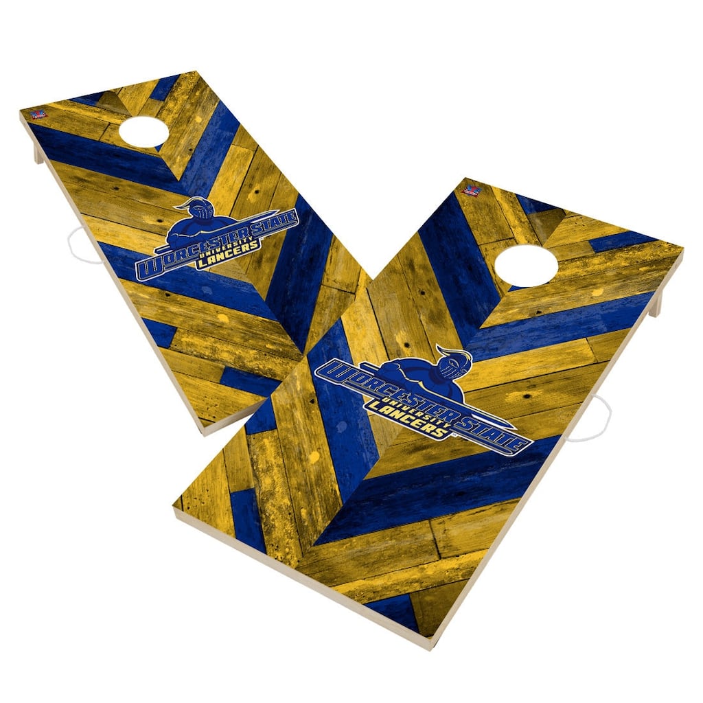 Worcester State University Lancers Cornhole Board Set