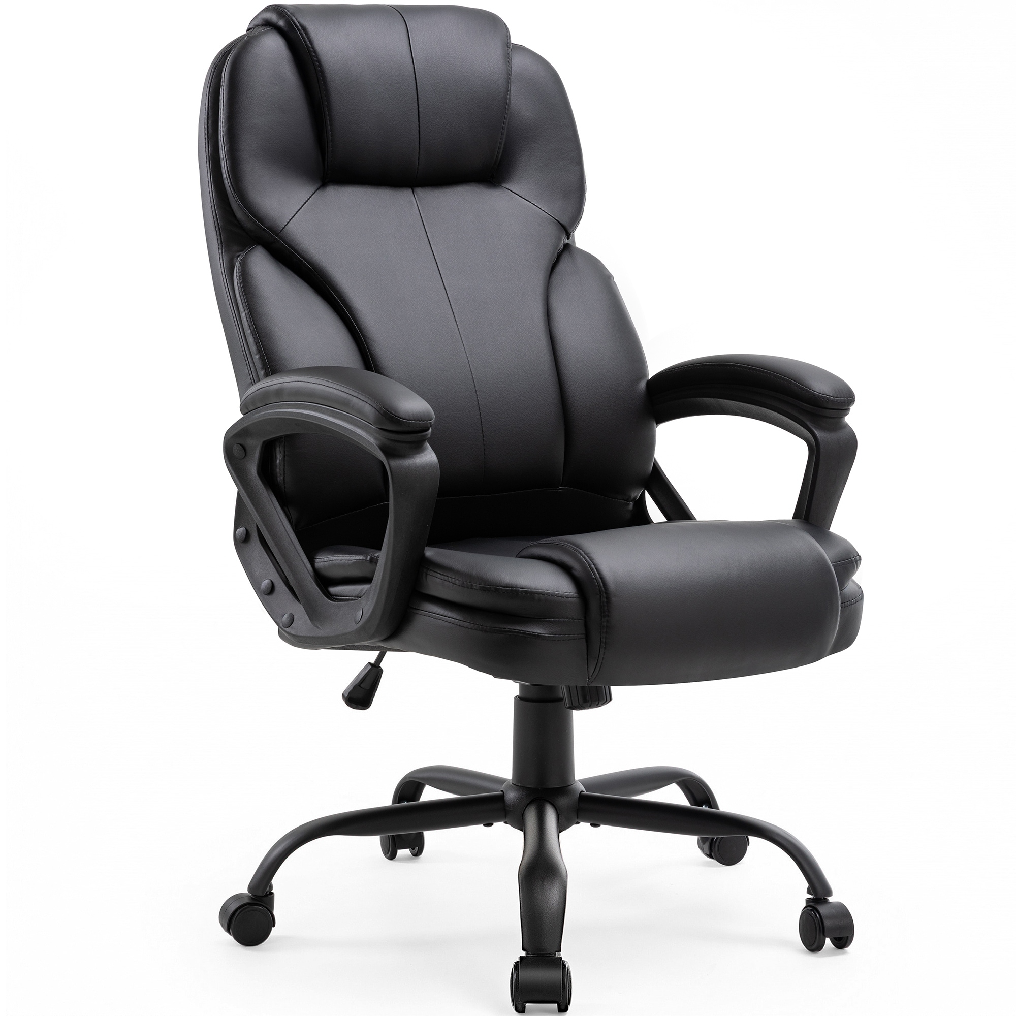 High Back Executive Office Chair, Ergonomic Adjustable Rolling Desk Chair - N/A