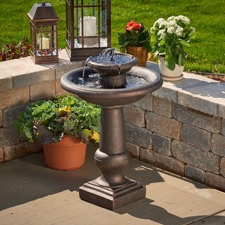 Chatsworth 2-Tier Solar on Demand Fountain