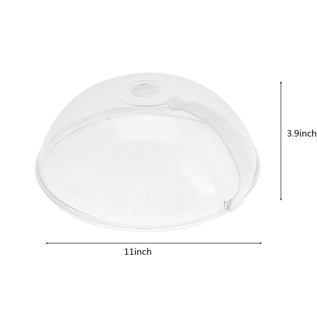 2Pack Microwave Splatter Cover, Microwave Cover for Foods, BPA Free Microwave Plate Cover Guard Lid with Adjustable Steam Vents Keeps Microwave Oven