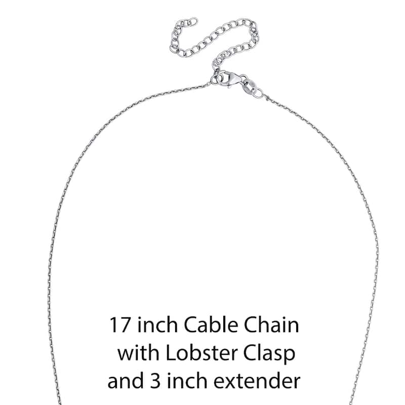 Sterling Silver Interlocking Open Teardrop Pendant, Adjustable Chain