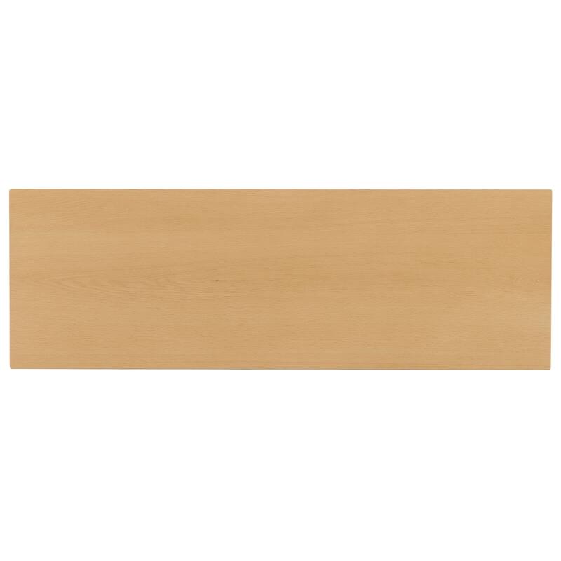 Natural Beige Rectangular Bar Table Coffee Table with Wood Legs, Upholstered Chairs Cross Back Chairs Rustic Dining Set