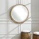 preview thumbnail 5 of 4, Uttermost Carbet Round Rope Mirror