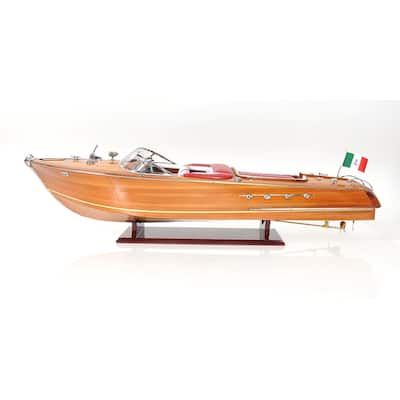 Riva Aqurama Speedboat Model Exclusive Edition - 10'' x 35'' x 9"