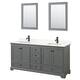 Option Dark Gray / Giotto Quartz Top / Matte Black