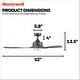 preview thumbnail 20 of 33, 52" Honeywell Lynton Indoor/Outdoor Ceiling Fan with Color Changing LED Light, Remote Control, High Performance Blades