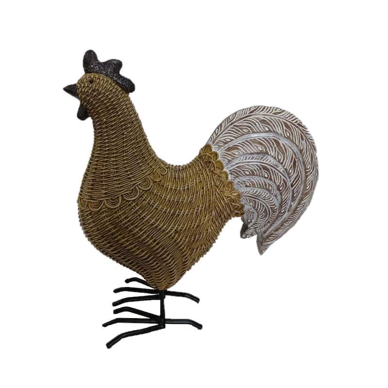 11" Folkart Rooster
