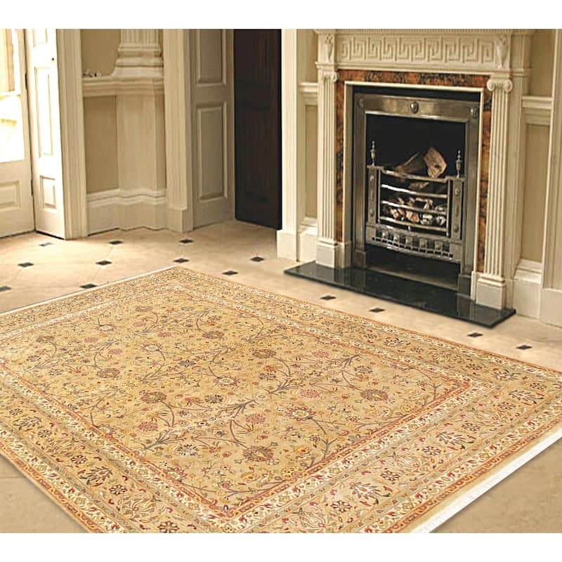 Pasargad Home Baku Hand-Knotted Lamb's Wool Area Rug